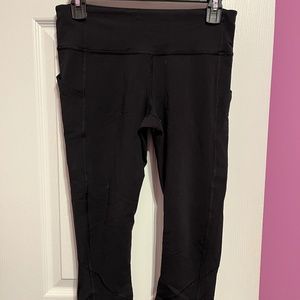 lululemon Black Cropped Leggings